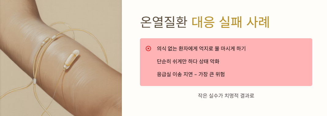 온열질환 대응 실패 사례