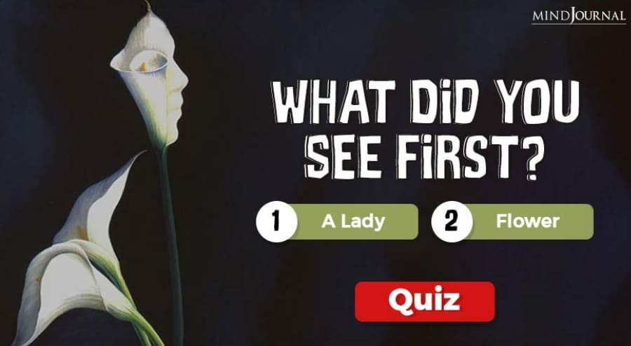 혼자하는 자신의 성격 테스트...여성이 먼저냐 꽃이 먼저냐 What You See First Reveals If You Are Sensitive or Superficial? Optical Illusion Test