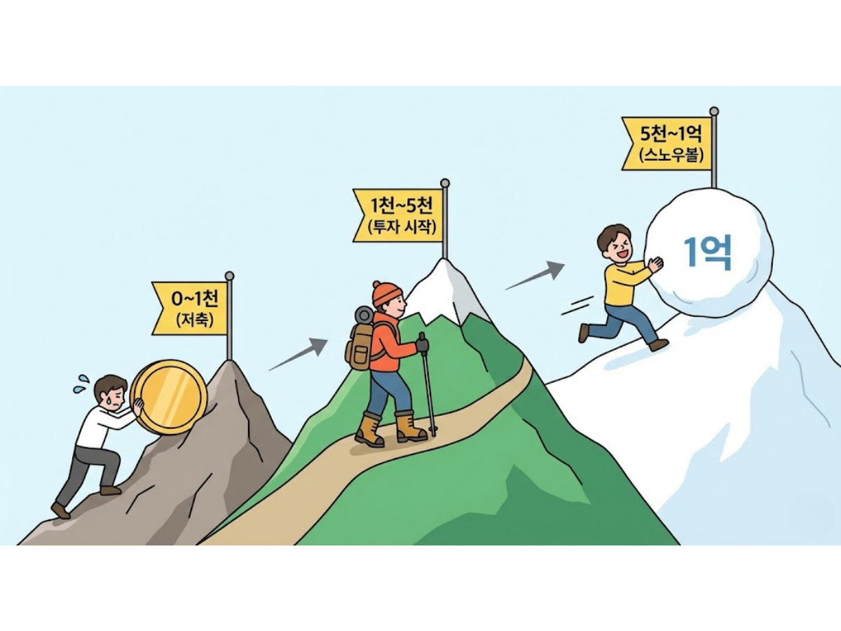 1억을 모으는 3단계 액션 플랜 (현실 Ver.)