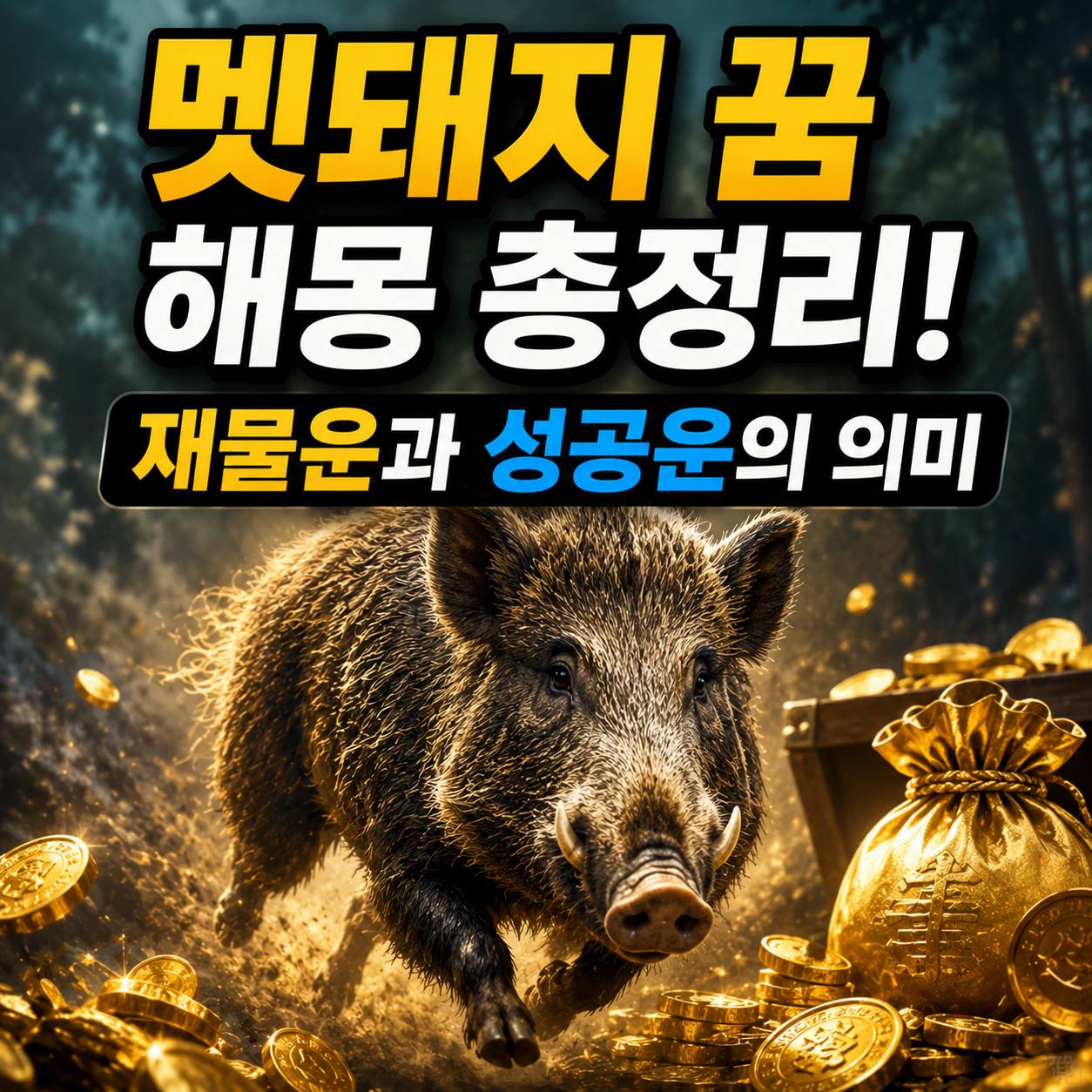 멧돼지 꿈