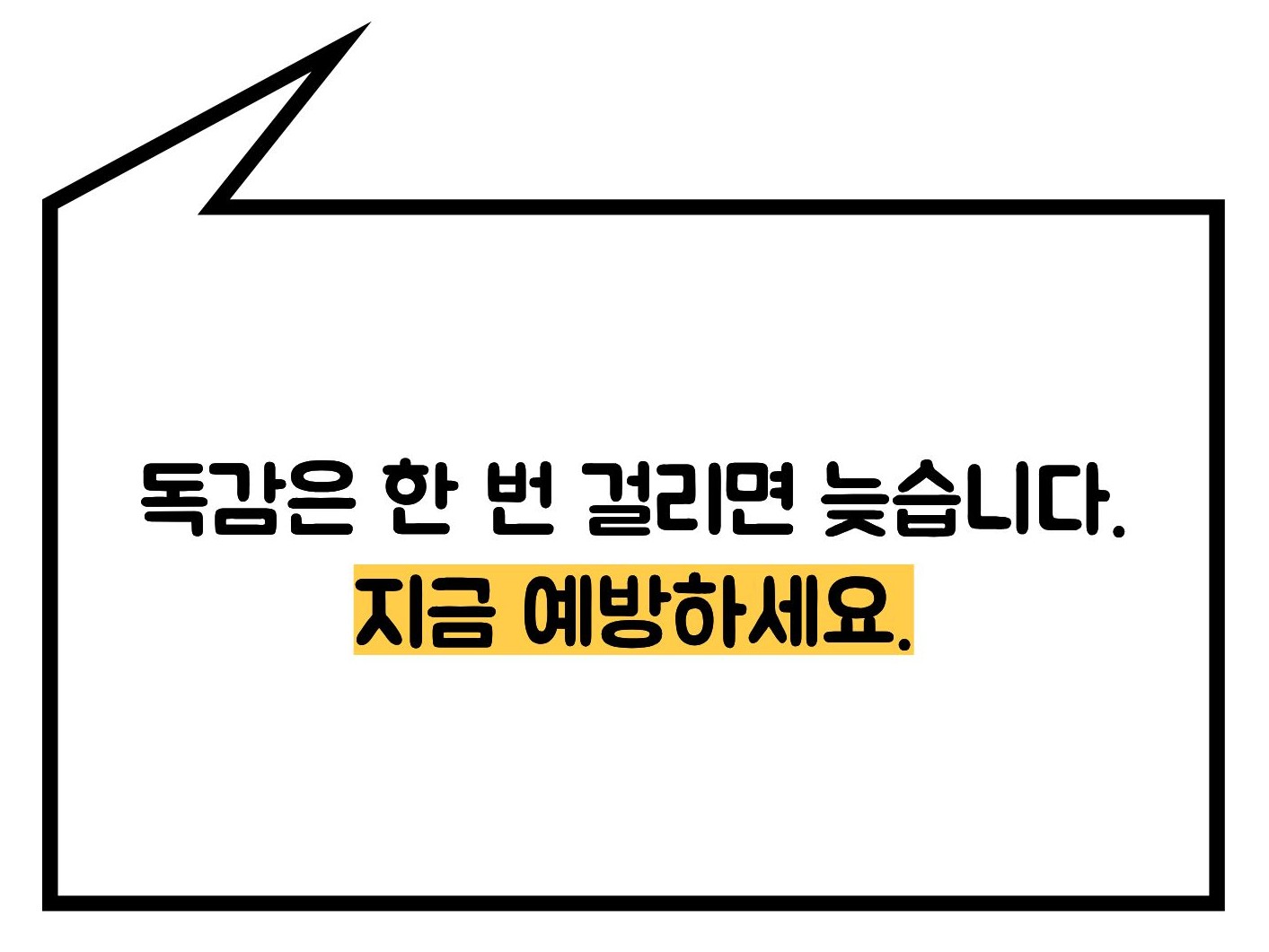 독감예방접종 시기