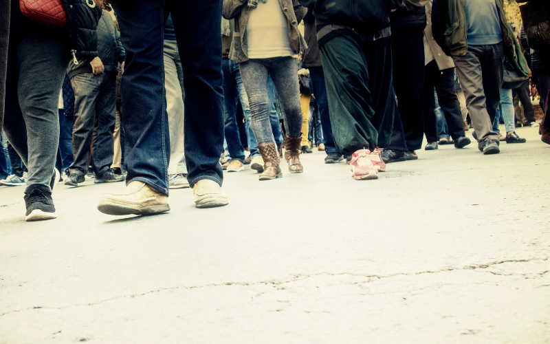 대규모 반대시위