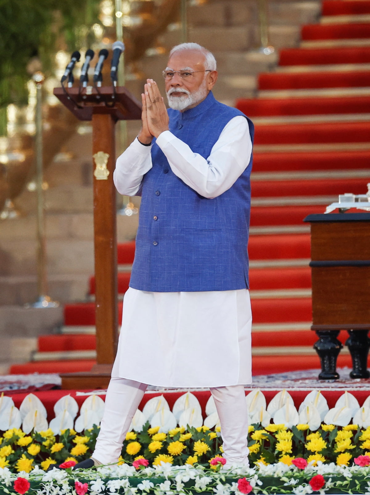 3 번째 임기를 시작한 나렌드라 모디 인도 총리.