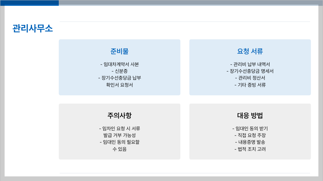아파트 장기수선충당금 조회 세입자 환급 3분 정리