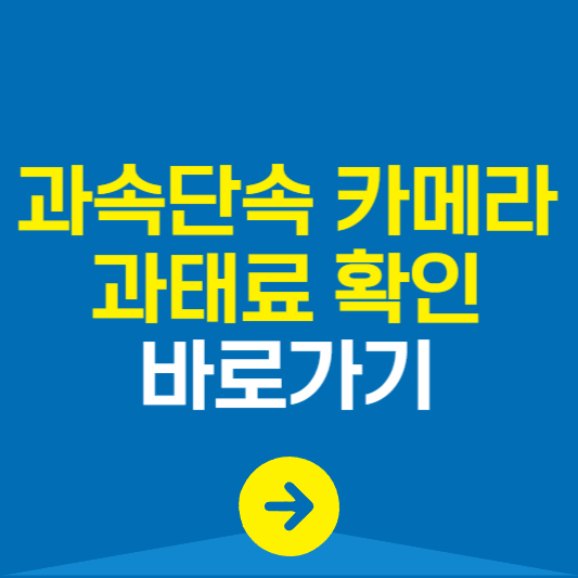과속단속 카메라 과태료 확인하기