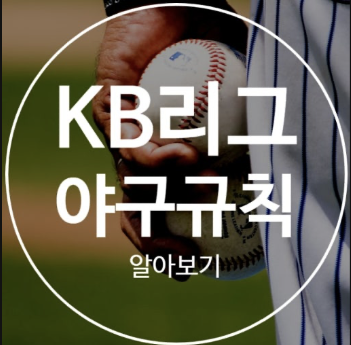 여성팬을 위한 KBO 경기 규칙 입문서