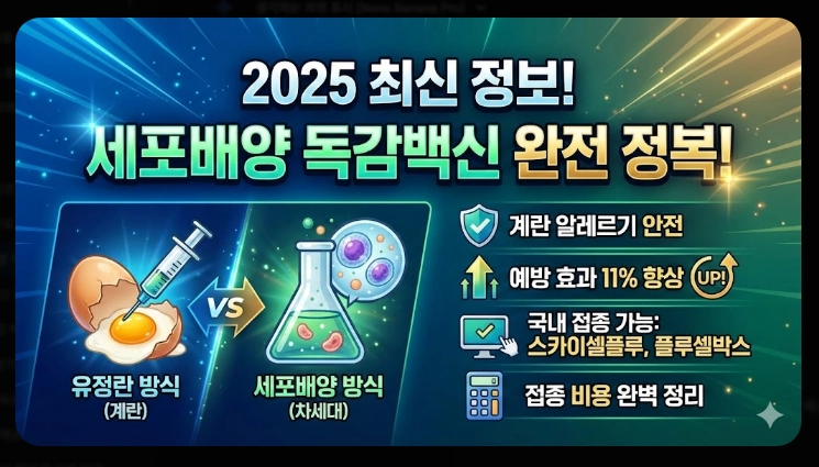 세포배양 독감백신이란