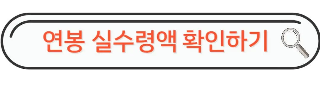 연봉실수령액 확인