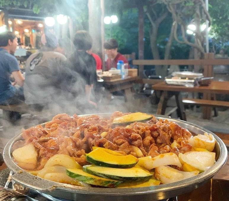 부산 가야동 오리고기 마당가든, 냉수탕가든