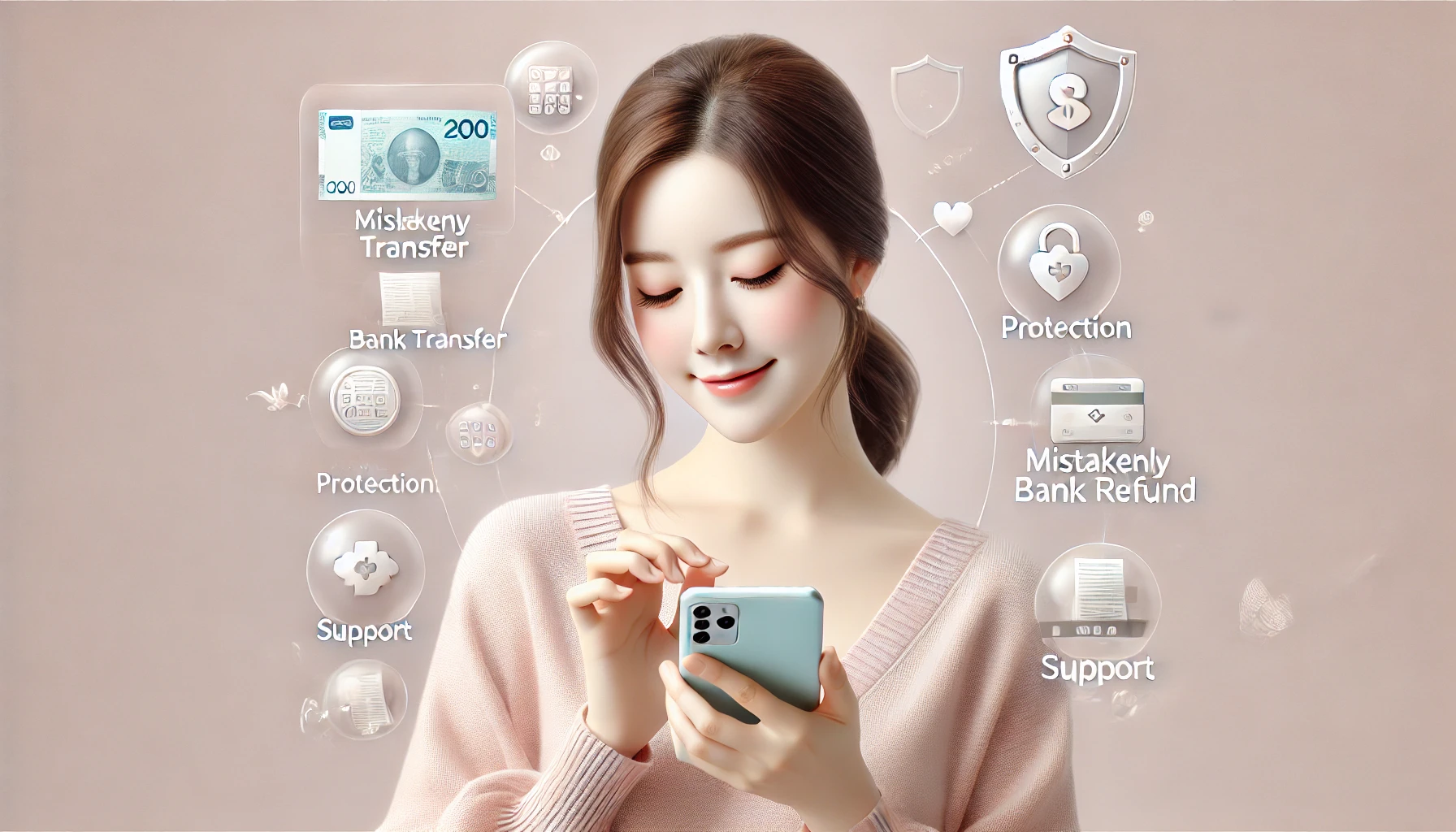 착오송금 반환지원 제도 내용 확인하는 이미지