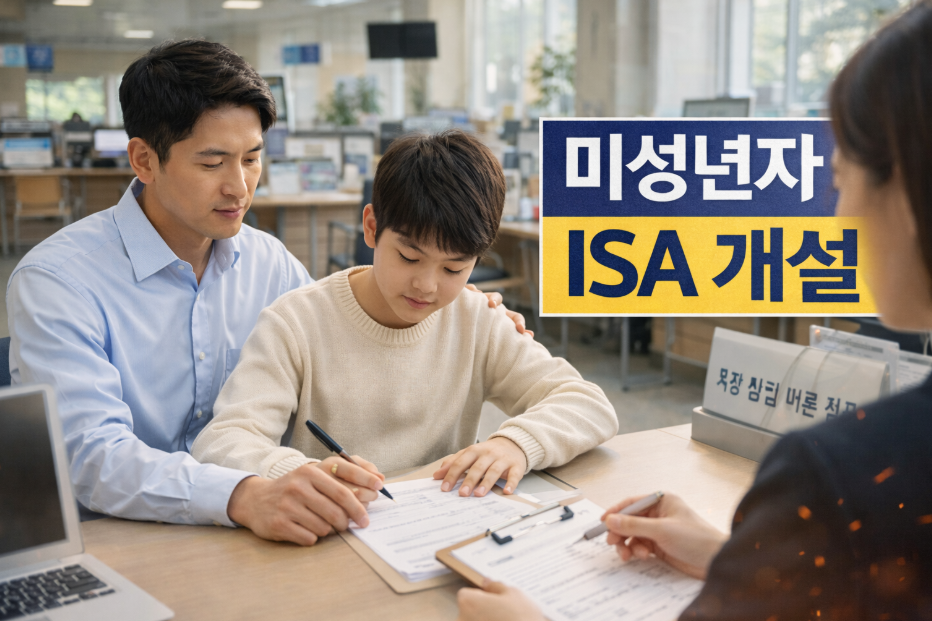미성년자 ISA개설
