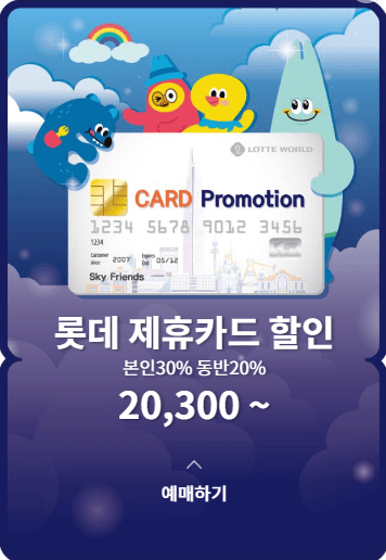 롯데타워 전망대 요금 사진