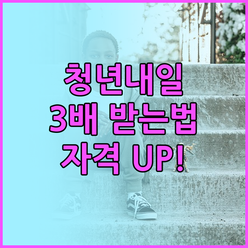 2025 청년내일저축계좌: 자격 조건