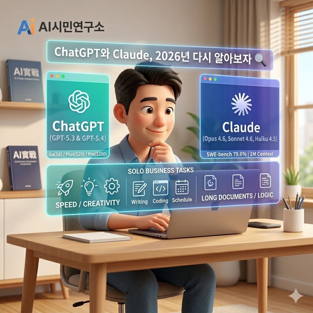 ChatGPT vs Claude 비교 분석 (2026.03 기준)