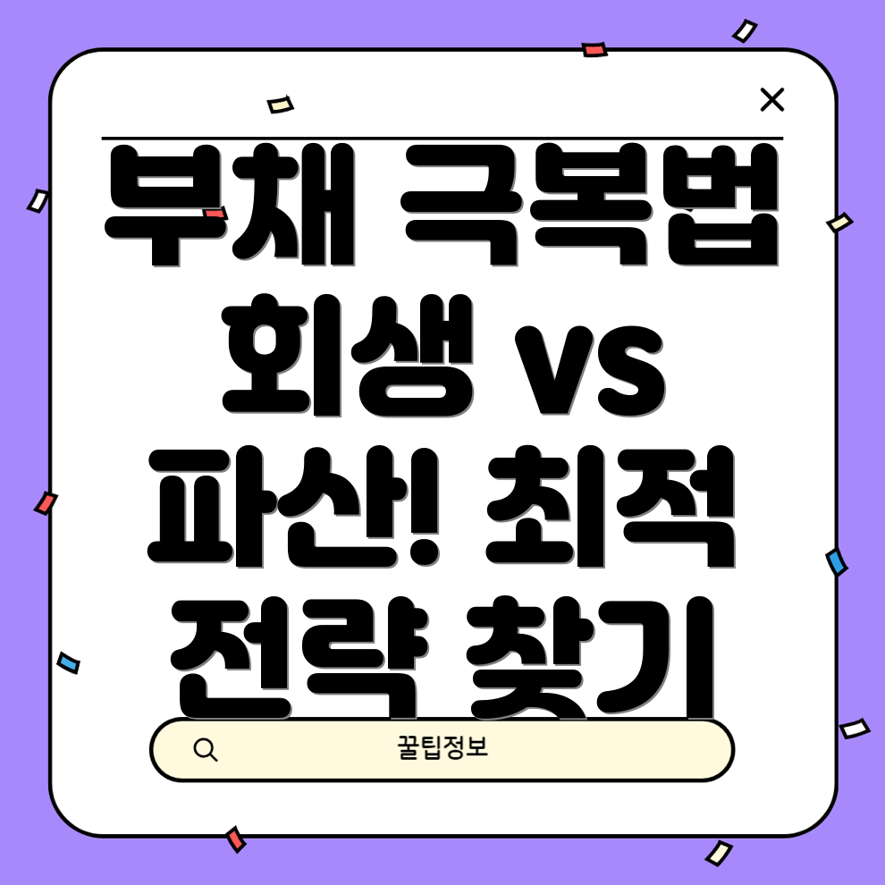 개인 회생과 파산