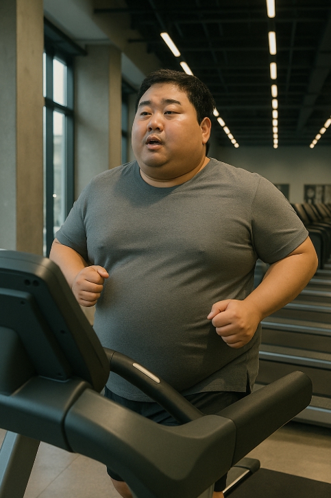 운동 하는 사진