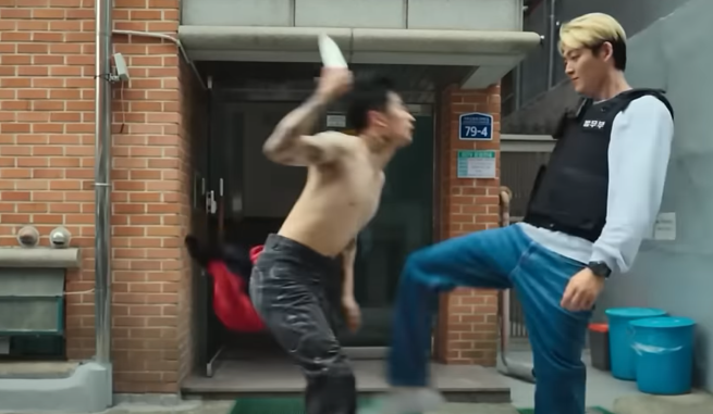 가볍게 제압하는 정도