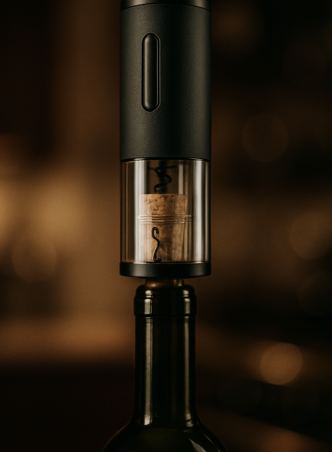 가장 중요한 순간, 버튼 하나로 끝 (코르크 뽑기)