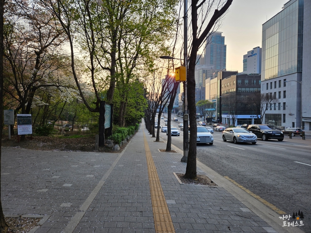 우면산 서초 입구