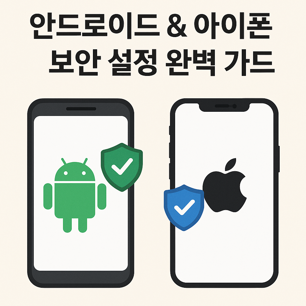 안드로이드 & 아이폰 보안 설정 완벽 가이드