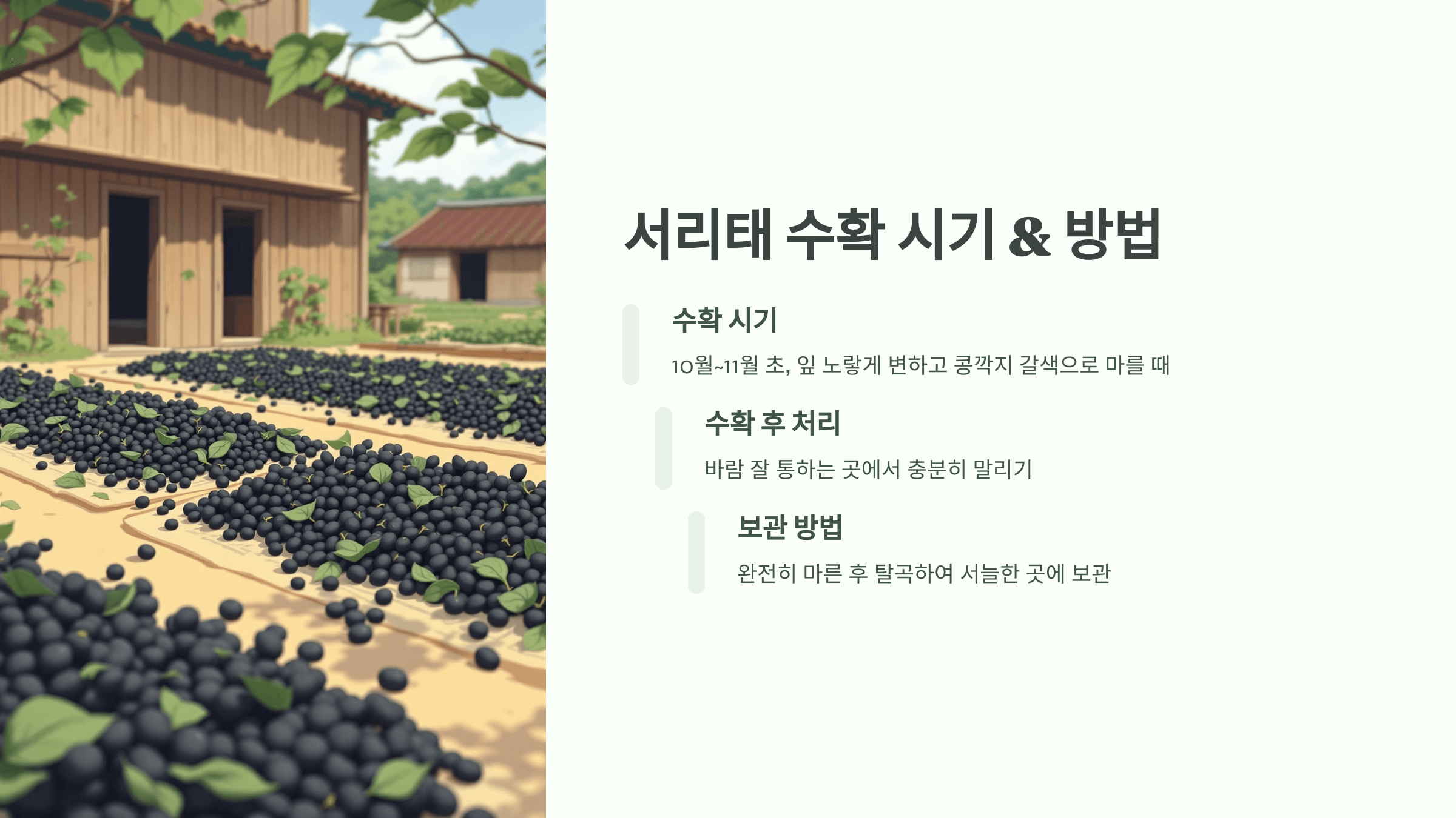 서리태 사진입니다.