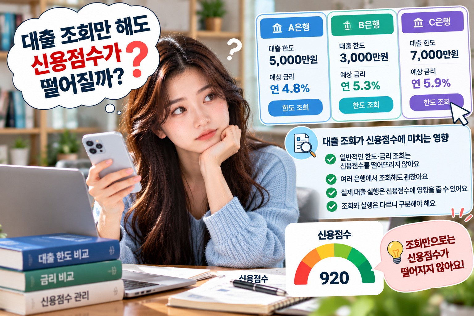 대출 조회만 해도 신용점수 떨어질까?