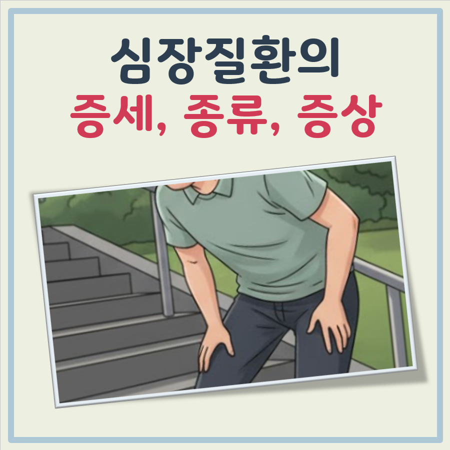 심장질환의 증세, 심장질환의 종류, 심장 이상 발작 증상 대표 이미지