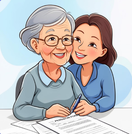 기초연근 수급자격 모의계산 신청방법 