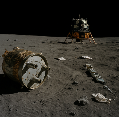 달 표면에 남겨진 인류의 흔적, 우주 쓰레기는 어디까지 왔을까?