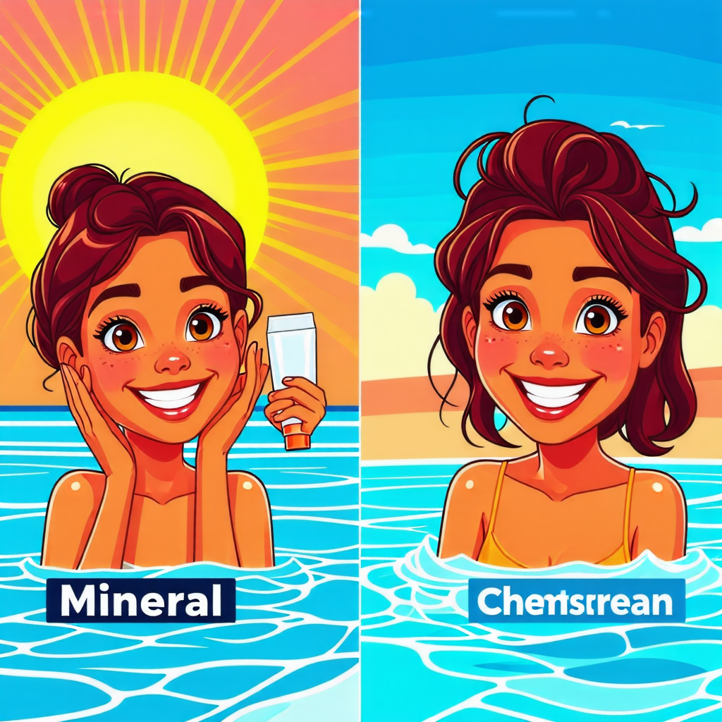 지성 피부를 위한 자외선 차단제: 무기자차 vs 유기자차의 장단점 완벽 비교