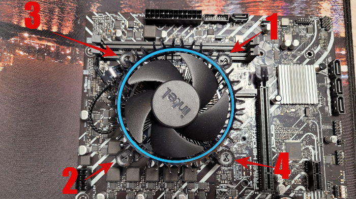 cpu 쿨러-설치순서