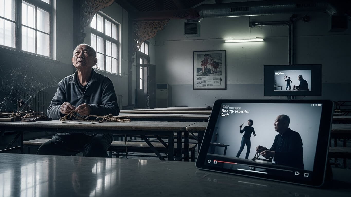 무형문화재 계승의 위기 관련 사진