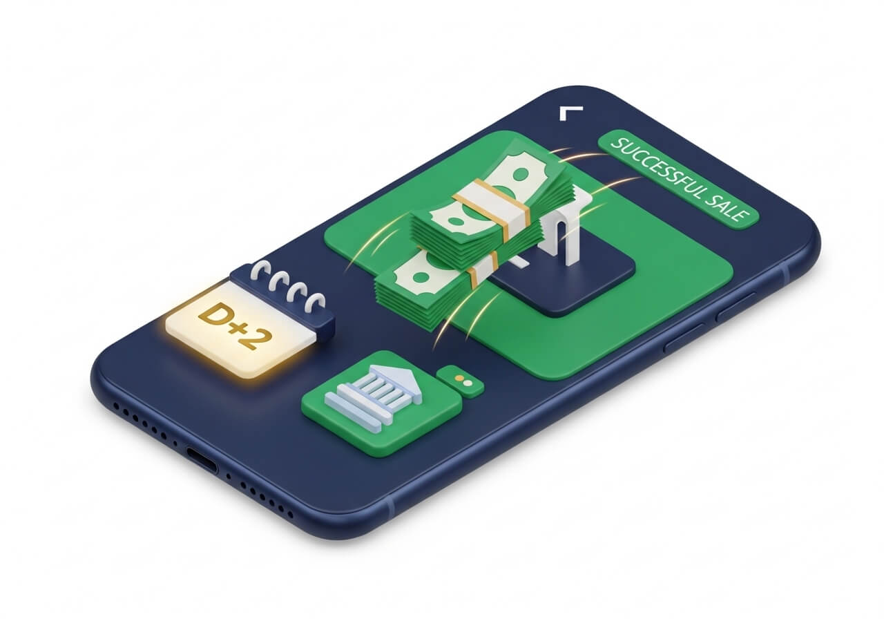 주식 매도후 인출가능시간