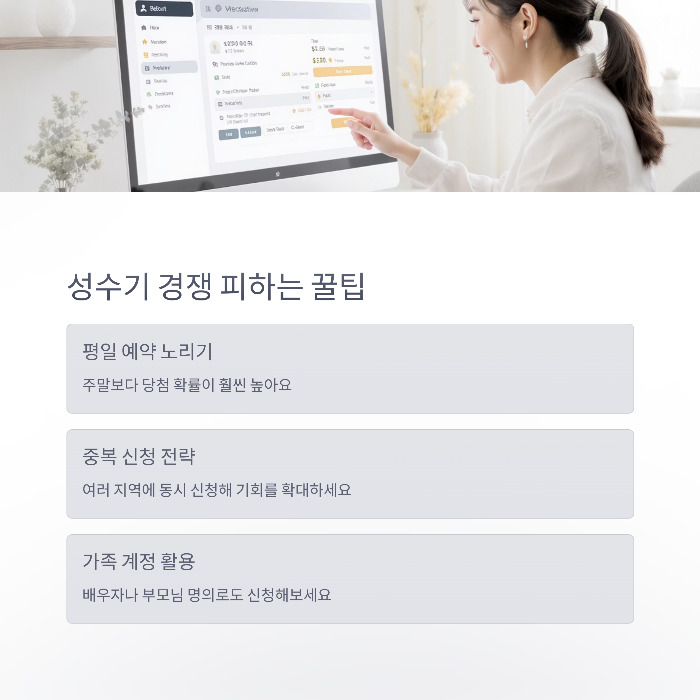 성수기 경쟁 피하는 꿀팁