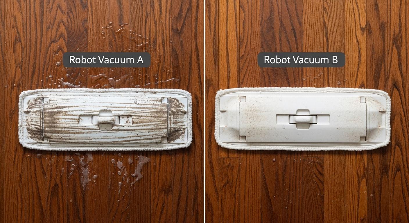 물걸레 성능 로봇청소기 비교 포인트