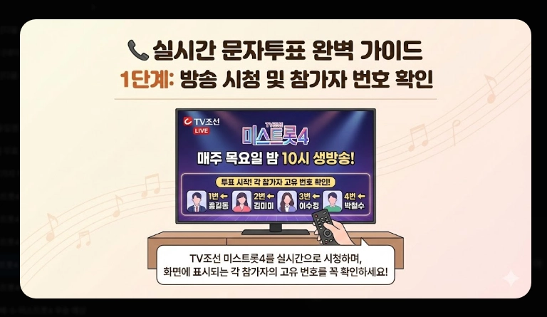 미스트롯4 투표 방법 [2026년 최신] 온라인&middot;문자투표 3단계 및 36명 진출자