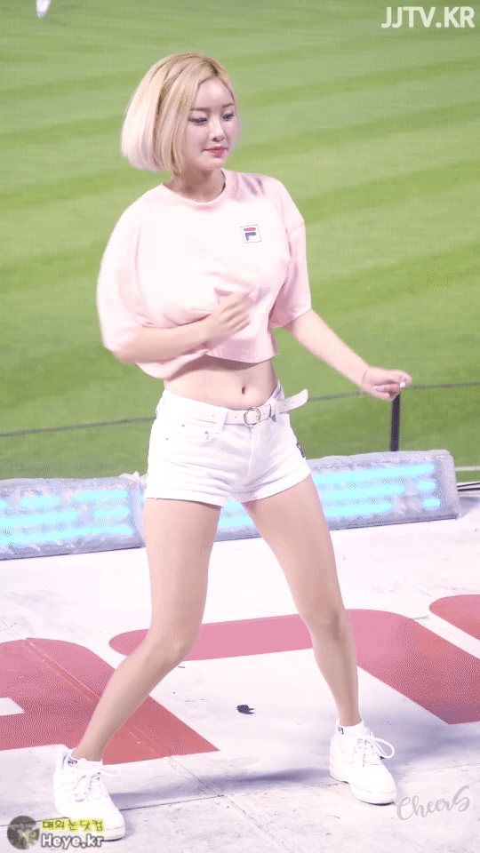 최고 치어리더 서현숙 방송사고