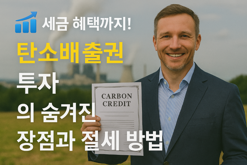 탄소배출권 투자의 숨겨진 장점과 절세 방법