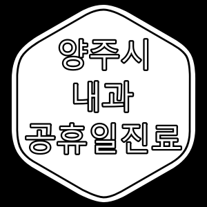 양주시 공휴일 진료 내과 의원과 진료시간.