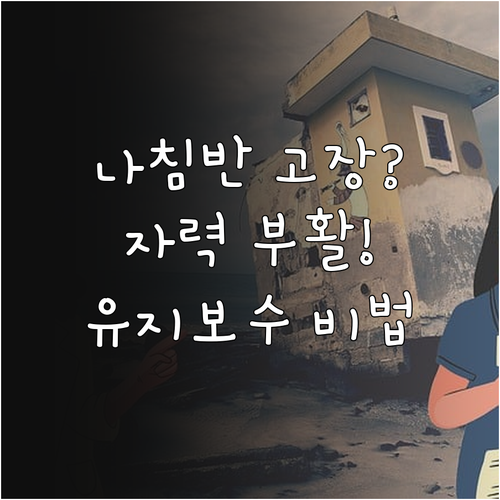 나침반 자침 수리 대신 자력 복원과 ..