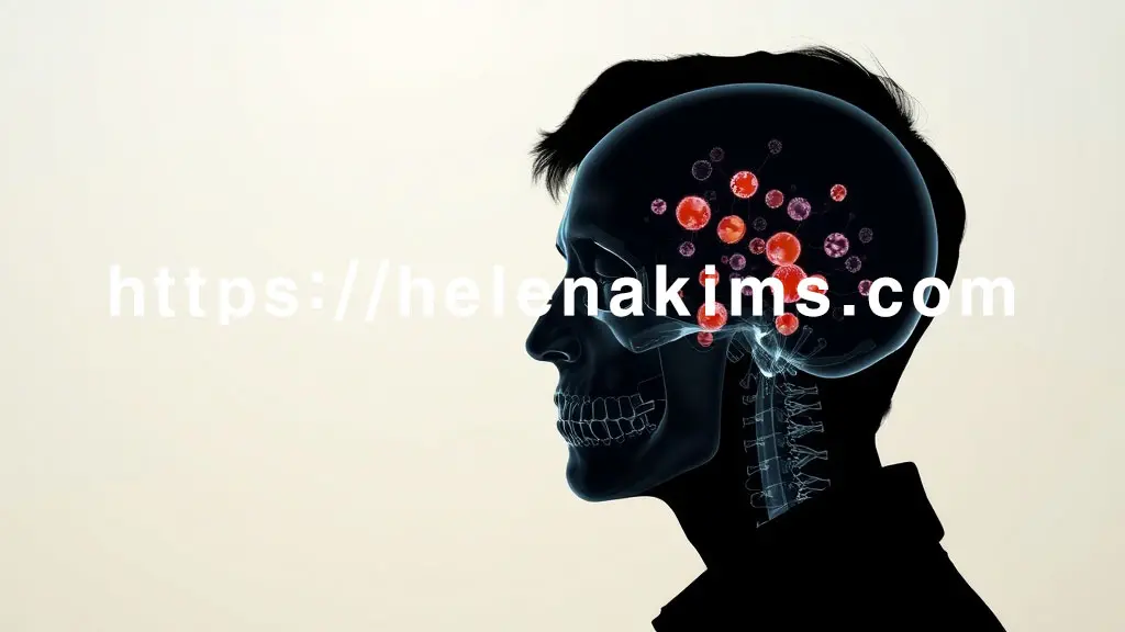 맑고 차분한 배경 위, 코감기 증상을 연상시키는 찡그린 얼굴, 그 옆 투명하게 비치는 두개골 단면, 코와 부비동 내부를 섬세하게 드러낸 이미지.