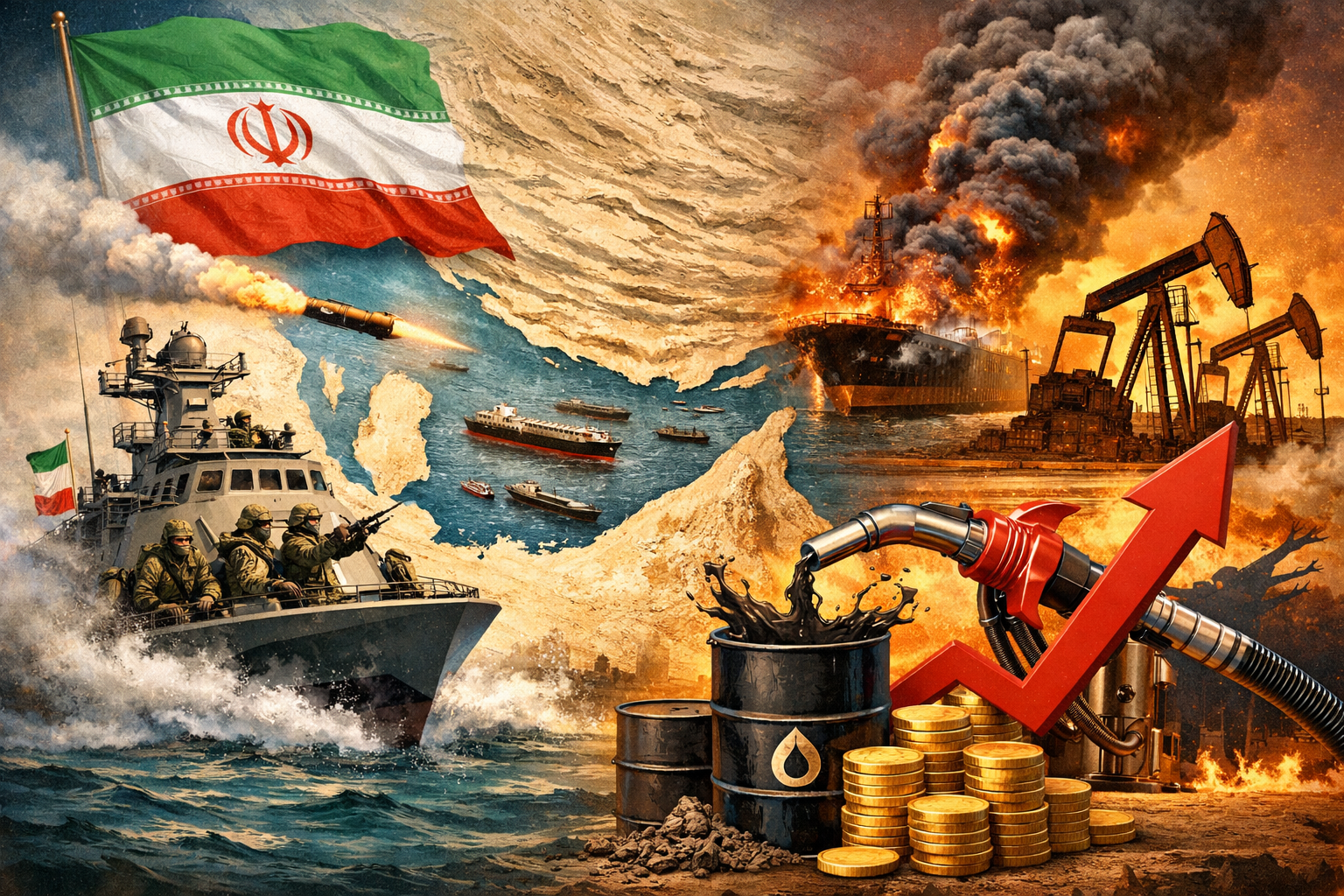 호르무즈 해협 왜 중요한가? 위치부터 이란 봉쇄 이유와 유가 상승까지 총정리 관련 사진