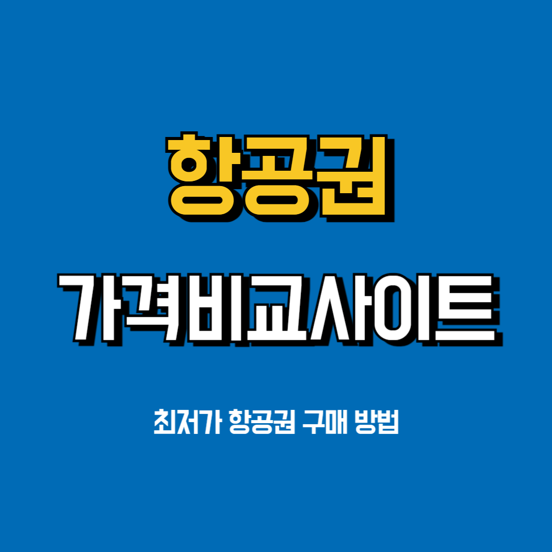 항공권가격비교사이트