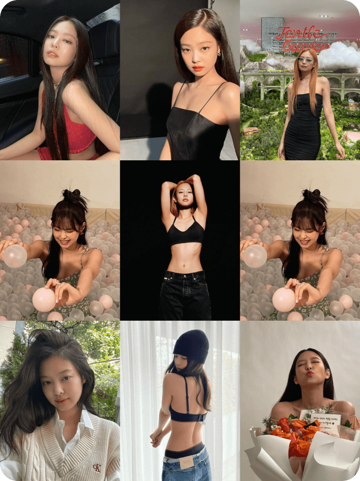 제니 인스타 사진