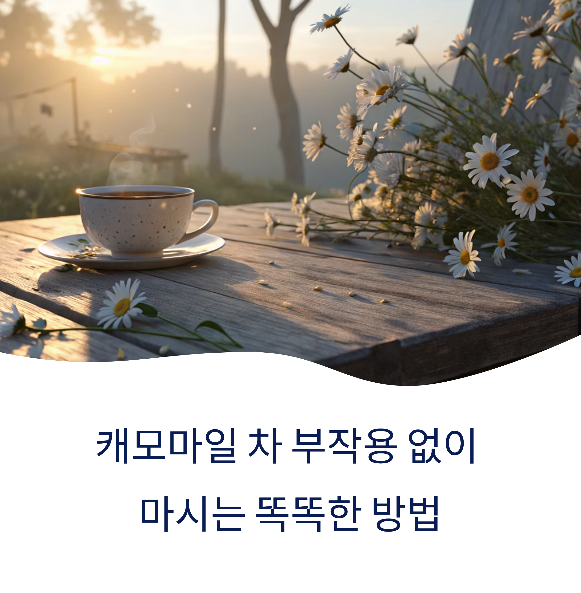 캐모마일 차 부작용과 안전한 섭취법
