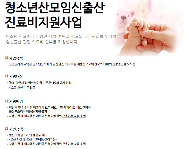 2025-청소년산모-임신-출산-의료비-지원-신청-홈페이지-사진