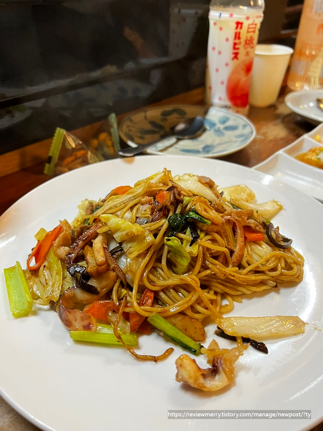 야끼소바 재료