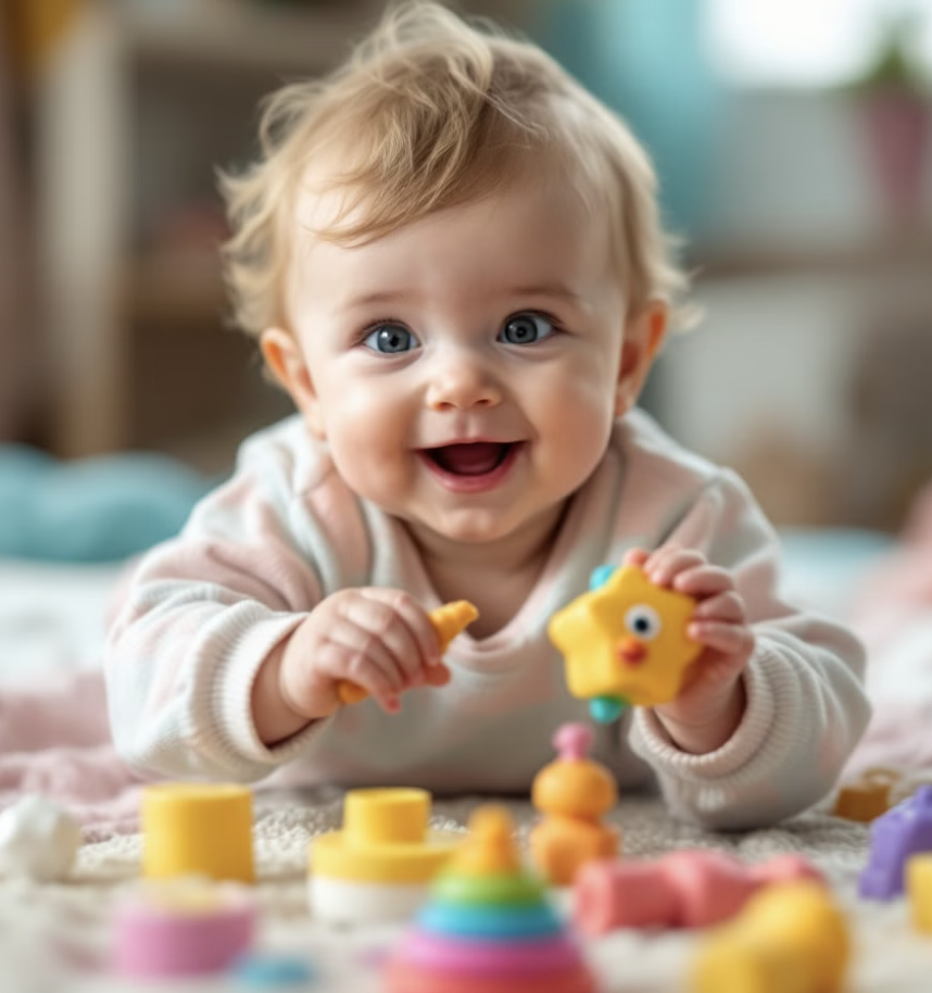 밝은 아기 이미지