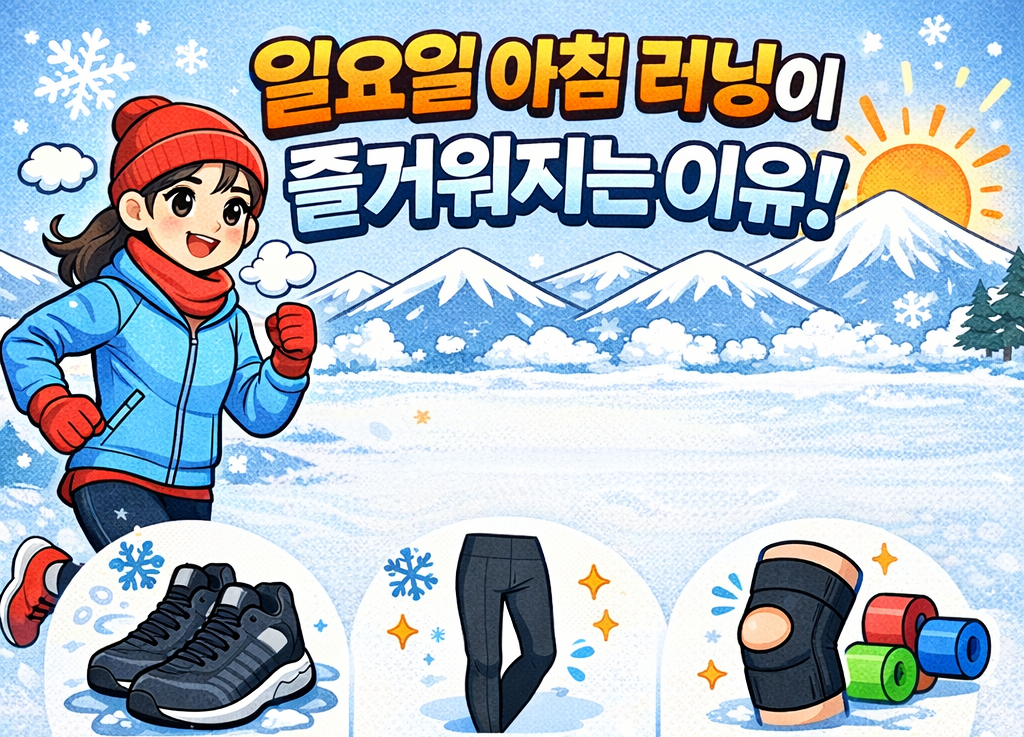 일요일 아침 러닝이 재밌어지는 이유! 겨울 러닝 필수템과 부상 방지 꿀팁 🏃&zwj;♂️
러닝, 겨울러닝, 러닝입문, 러린이, 런린이, 러닝코스추천, 아침운동, 운동동기부여, 러닝화추천, 오완런