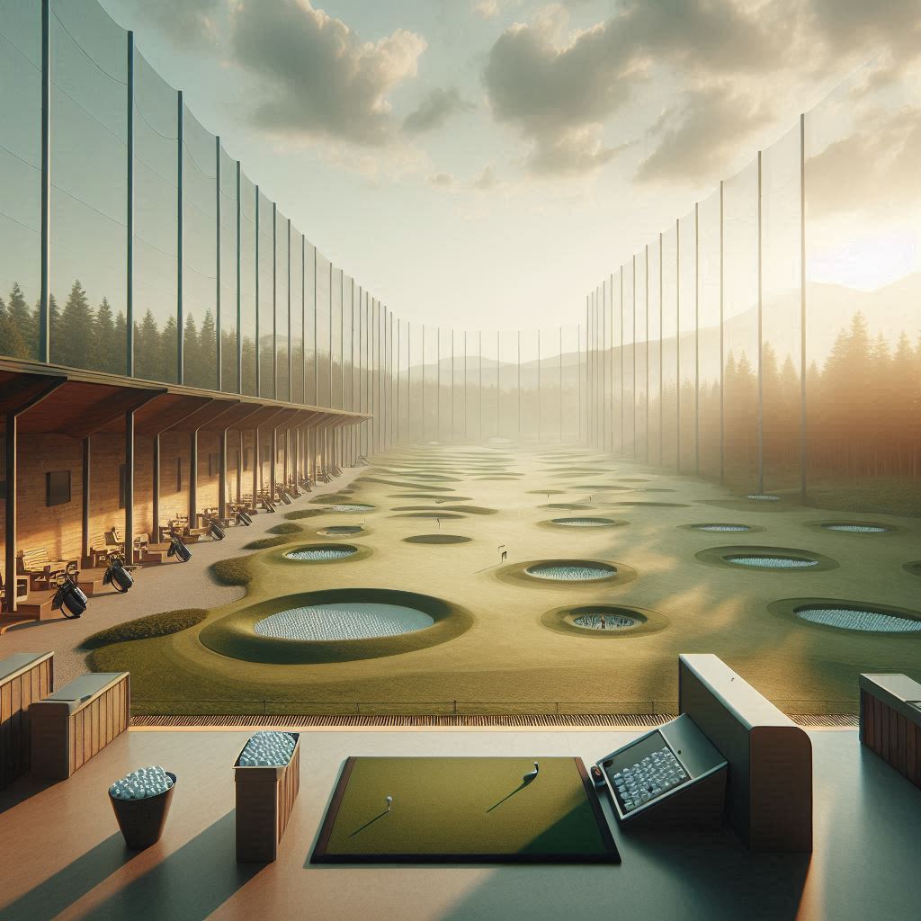 실외골프연습장 배경